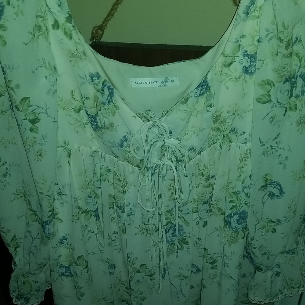 Altar'd State Floral Ruffled Dress - Picture 9 of 15